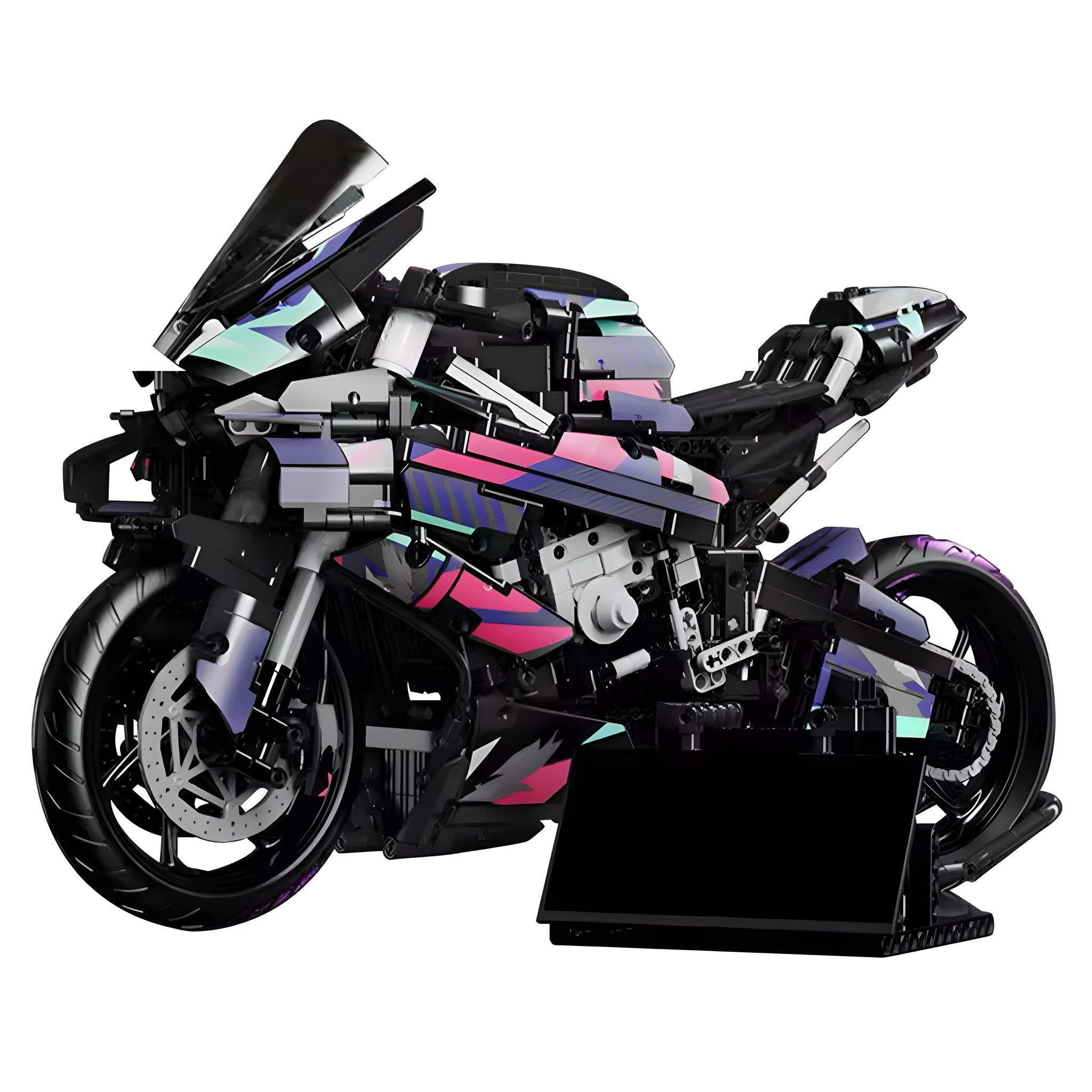 Brick MOC BMW S1000RR Cyberpunk | 2078pcs - Brick Car Merchant
