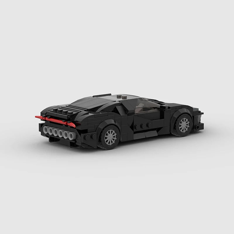 Brick MOC Bugatti La Voiture Noire - Brick Car Merchant