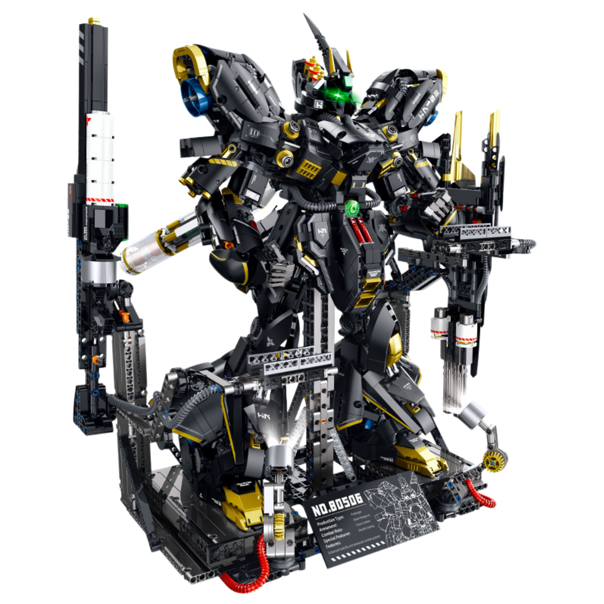 Brick MOC Warbound Omega Armoured Mecha | 3908pcs - Brick Car Merchant