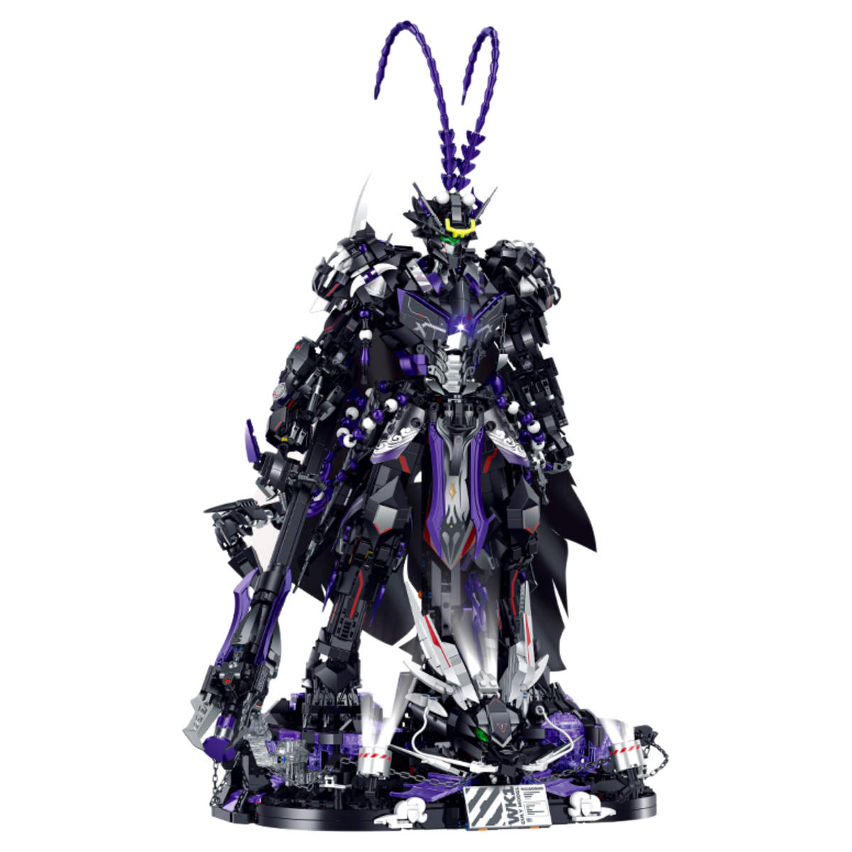Brick MOC Pantheon Shade Dark Warrior Mecha | 3571pcs - Brick Car Merchant