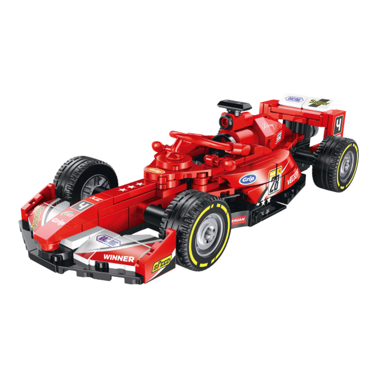 Brick MOC Ferrari F1 Redline 4 Edition | 402 pieces - Brick Car Merchant