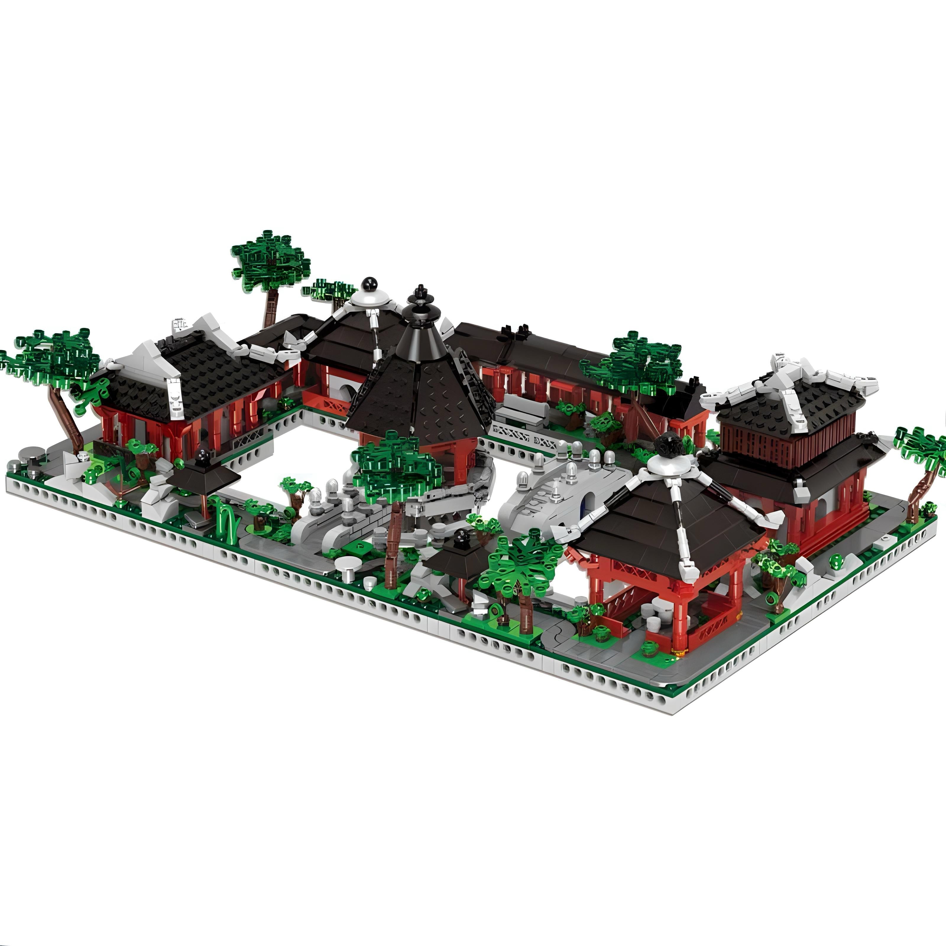 Brick MOC Suzhou Lion Grove Garden | 2479pcs - Brick Car Merchant