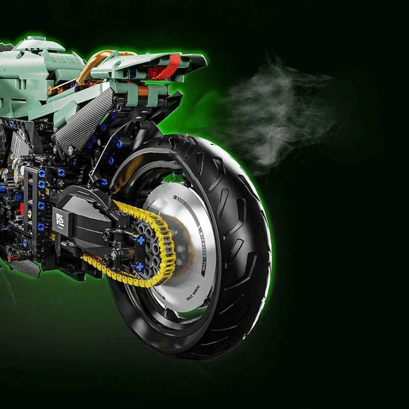 Brick MOC Carbon Concept Track Bike | 2175pcs - Brick Car Merchant