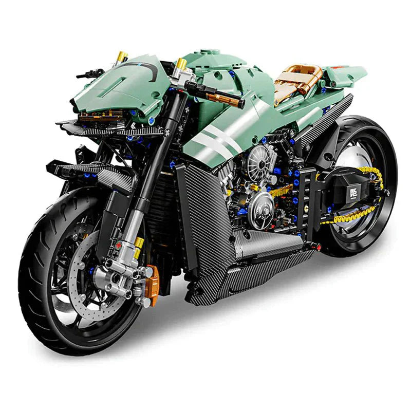 Brick MOC Carbon Concept Track Bike | 2175pcs - Brick Car Merchant