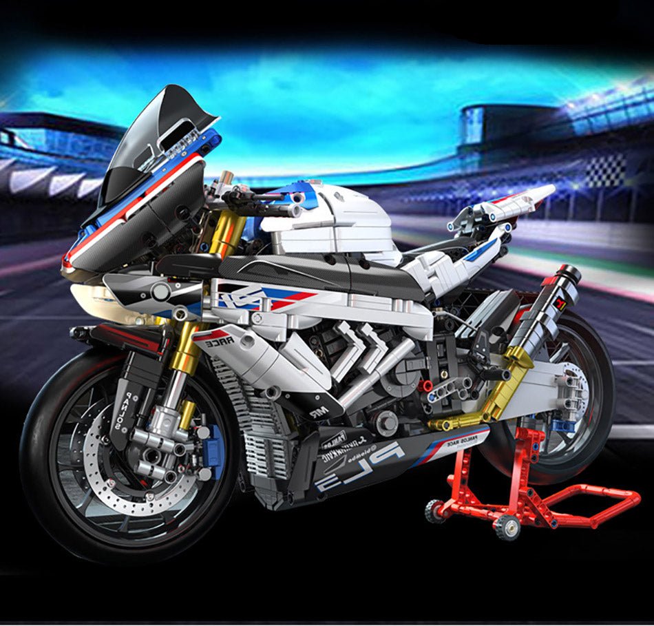 Brick MOC Carbon Track Superbike | 1972pcs - Brick Car Merchant
