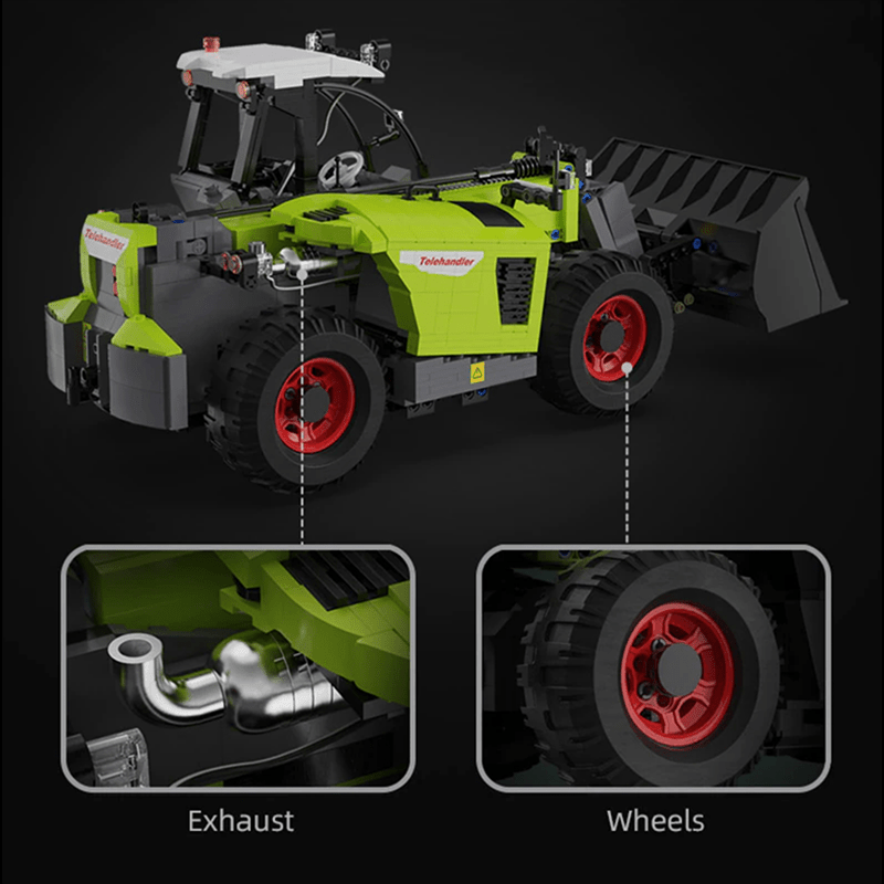 Brick MOC Cargo Loader Utility Vehicle | 1469pcs - Brick Car Merchant