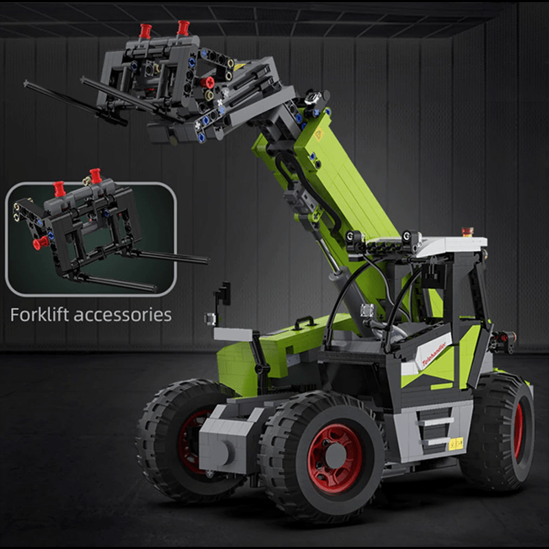 Brick MOC Cargo Loader Utility Vehicle | 1469pcs - Brick Car Merchant