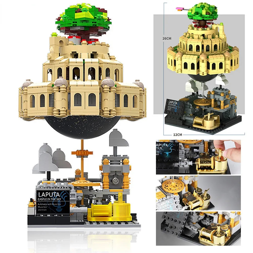 Brick MOC Castle In The Sky | 1180pcs - Brick Car Merchant