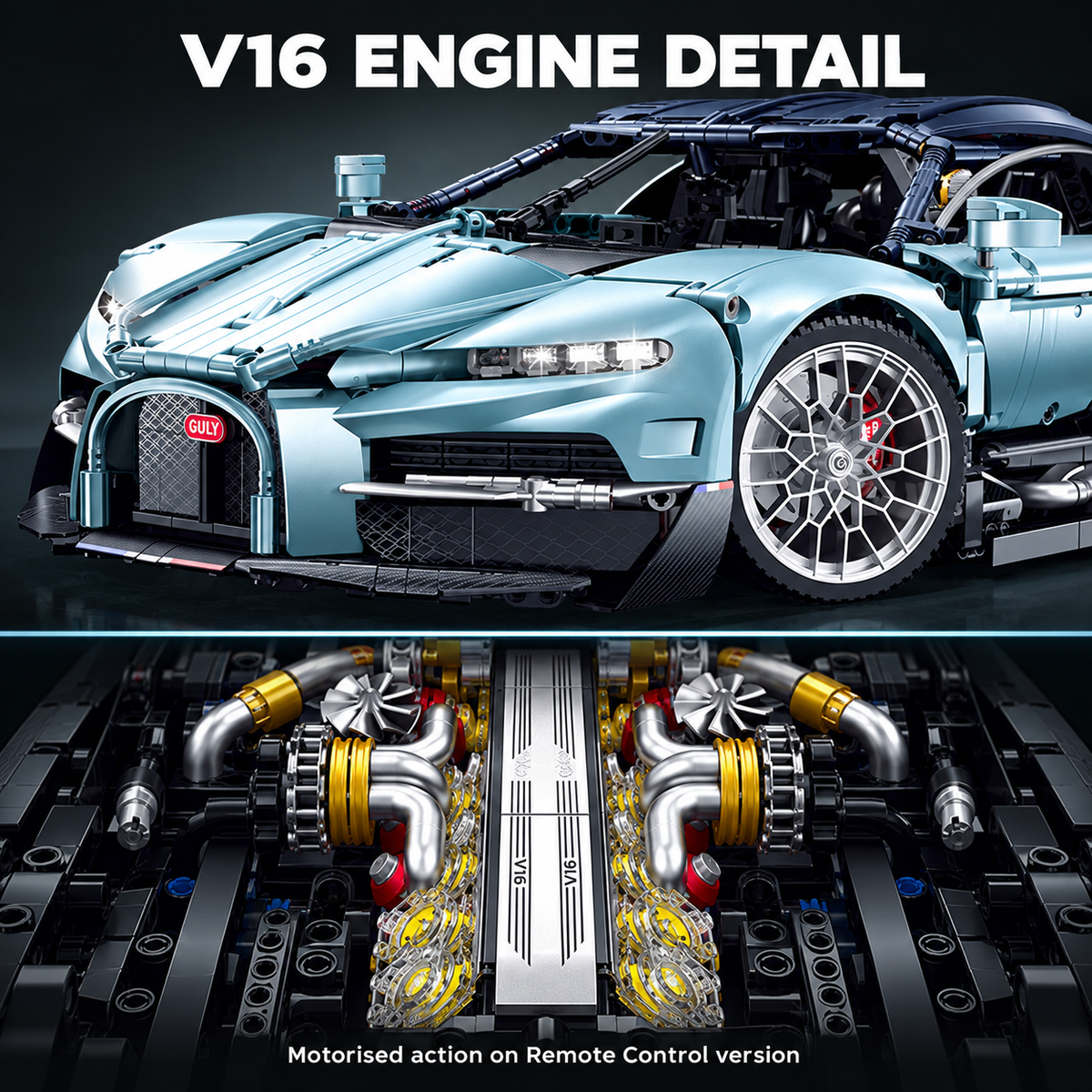 Brick MOC Bugatti Tourbillion-Inspired Hypercar - Brick Car Merchant