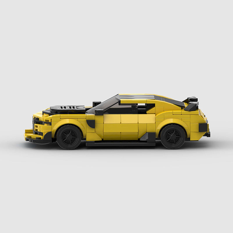 Brick MOC Chevrolet Camaro "Bumblebee" from Transformers - Brick Car Merchant