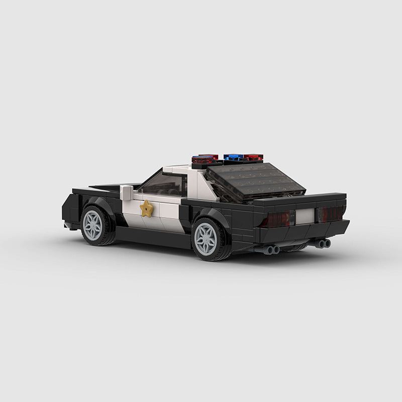 Brick MOC Chevrolet Camaro Police - Brick Car Merchant
