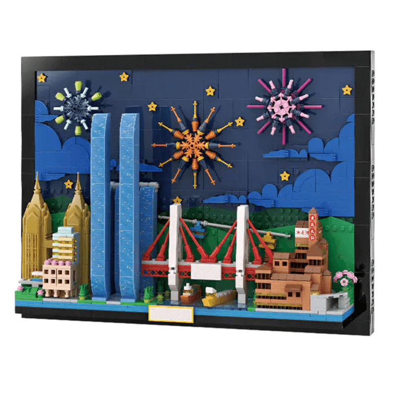 Brick MOC Chongqing Skyline | 1098pcs - Brick Car Merchant