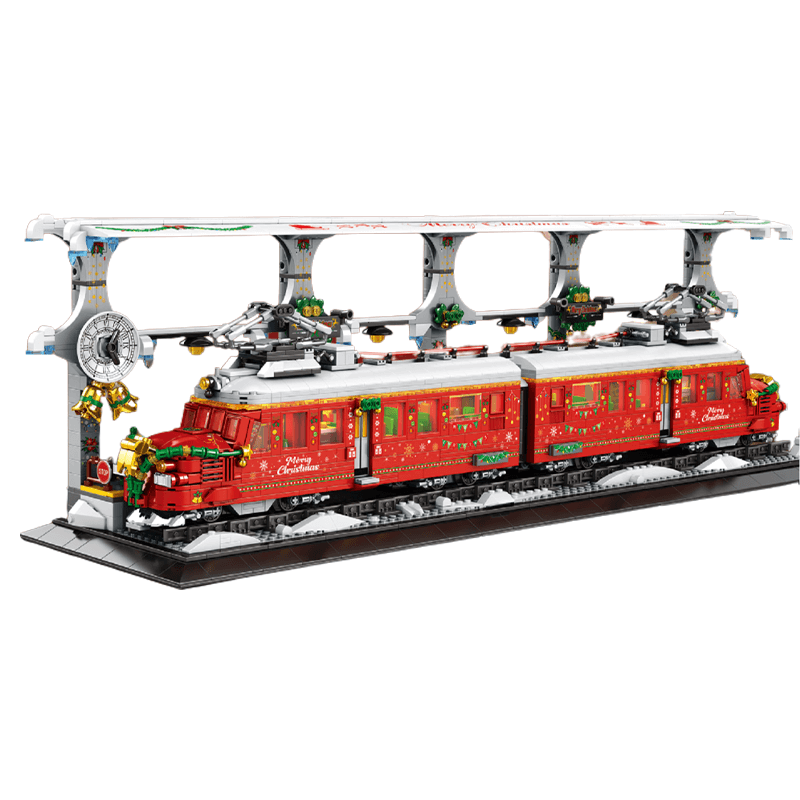 Brick MOC Christmas Train Set | 2821pcs - Brick Car Merchant