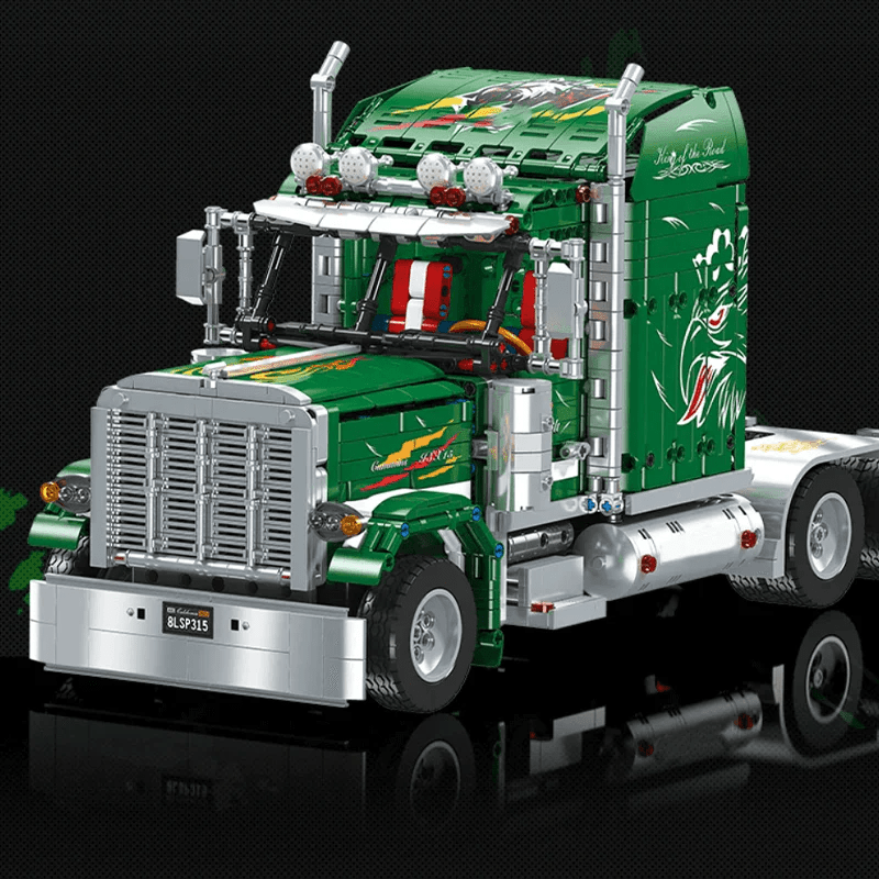 Brick MOC Classic 379 American Truck | 2104pcs - Brick Car Merchant