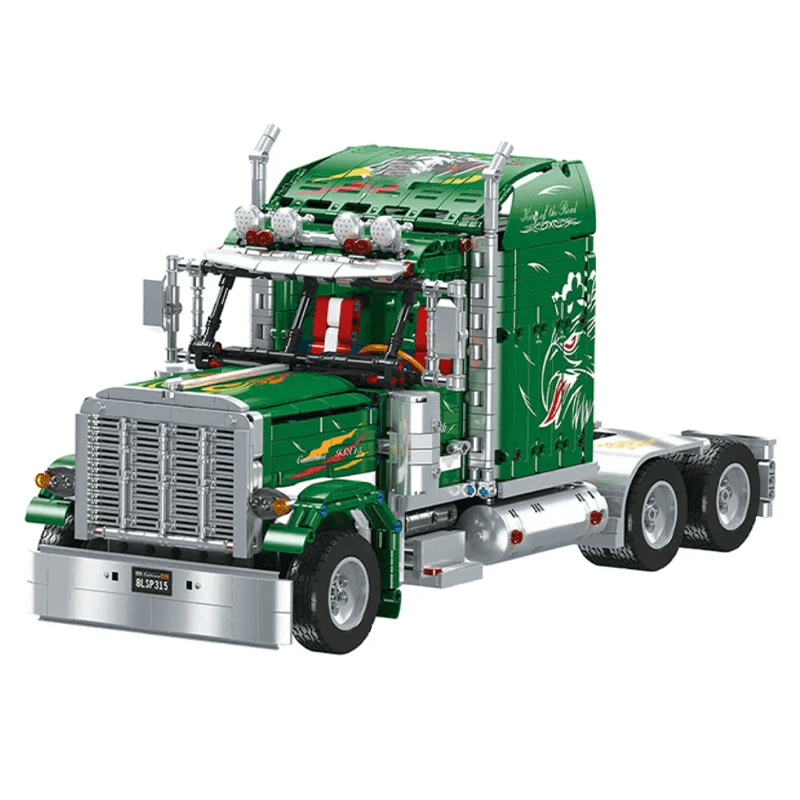 Brick MOC Classic 379 American Truck | 2104pcs - Brick Car Merchant
