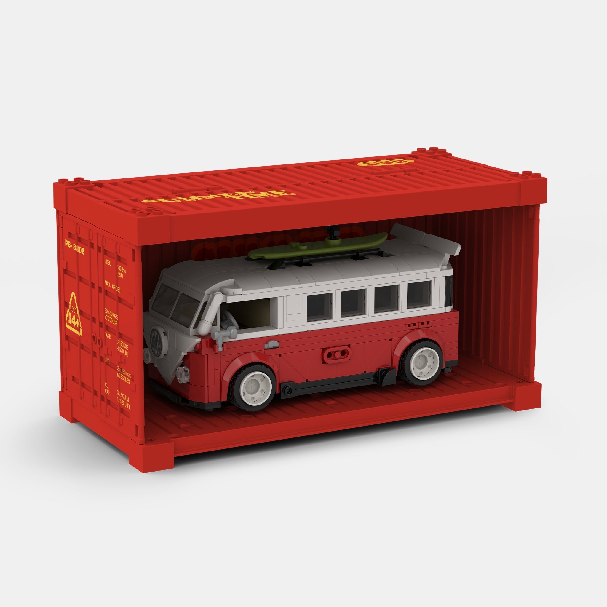 Brick MOC Classic Surf Camper - Brick Car Merchant