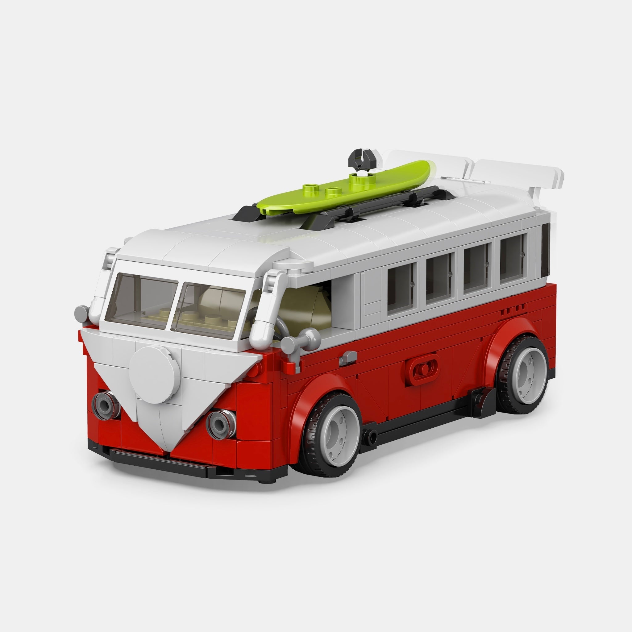 Brick MOC Classic Surf Camper - Brick Car Merchant