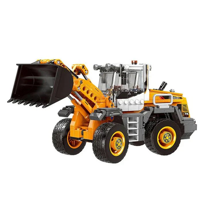 Brick MOC Compact Forklift Loader | 694pcs - Brick Car Merchant