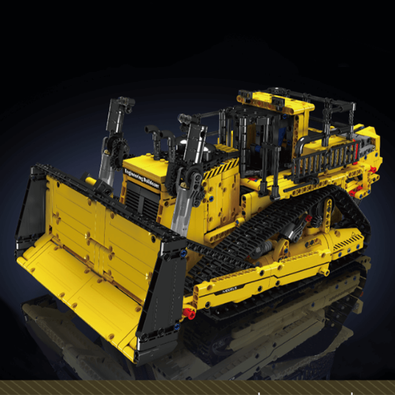 Brick MOC Construction Bulldozer Remote Control | 1507pcs - Brick Car Merchant