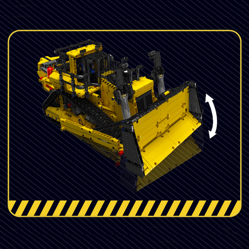 Brick MOC Construction Bulldozer Remote Control | 1507pcs - Brick Car Merchant