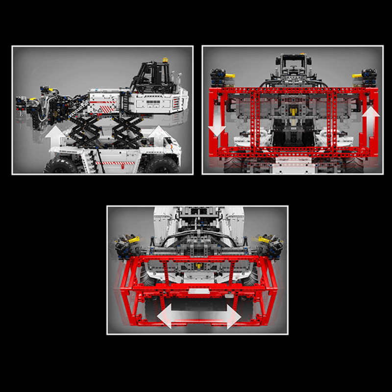 Brick MOC Container Forklift - Ultimate Edition | 4877pcs - Brick Car Merchant