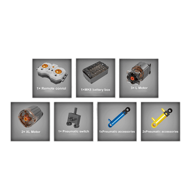Brick MOC Container Forklift - Ultimate Edition | 4877pcs - Brick Car Merchant