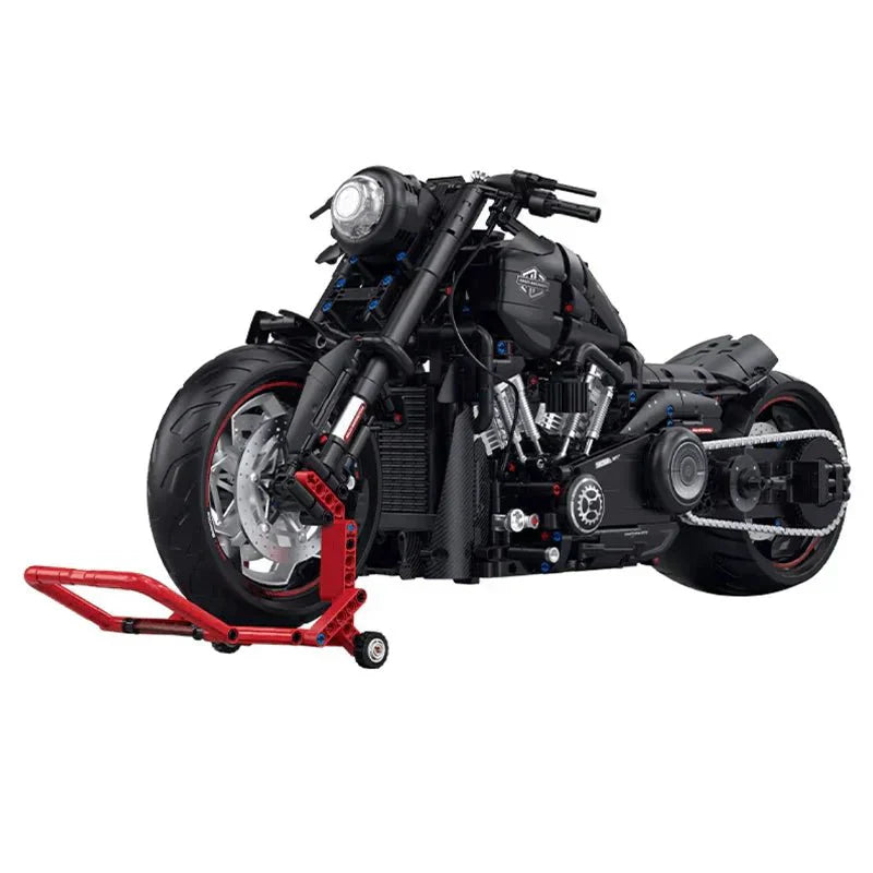 Brick MOC Custom V-Twin Muscle Cruiser | 2049pcs - Brick Car Merchant