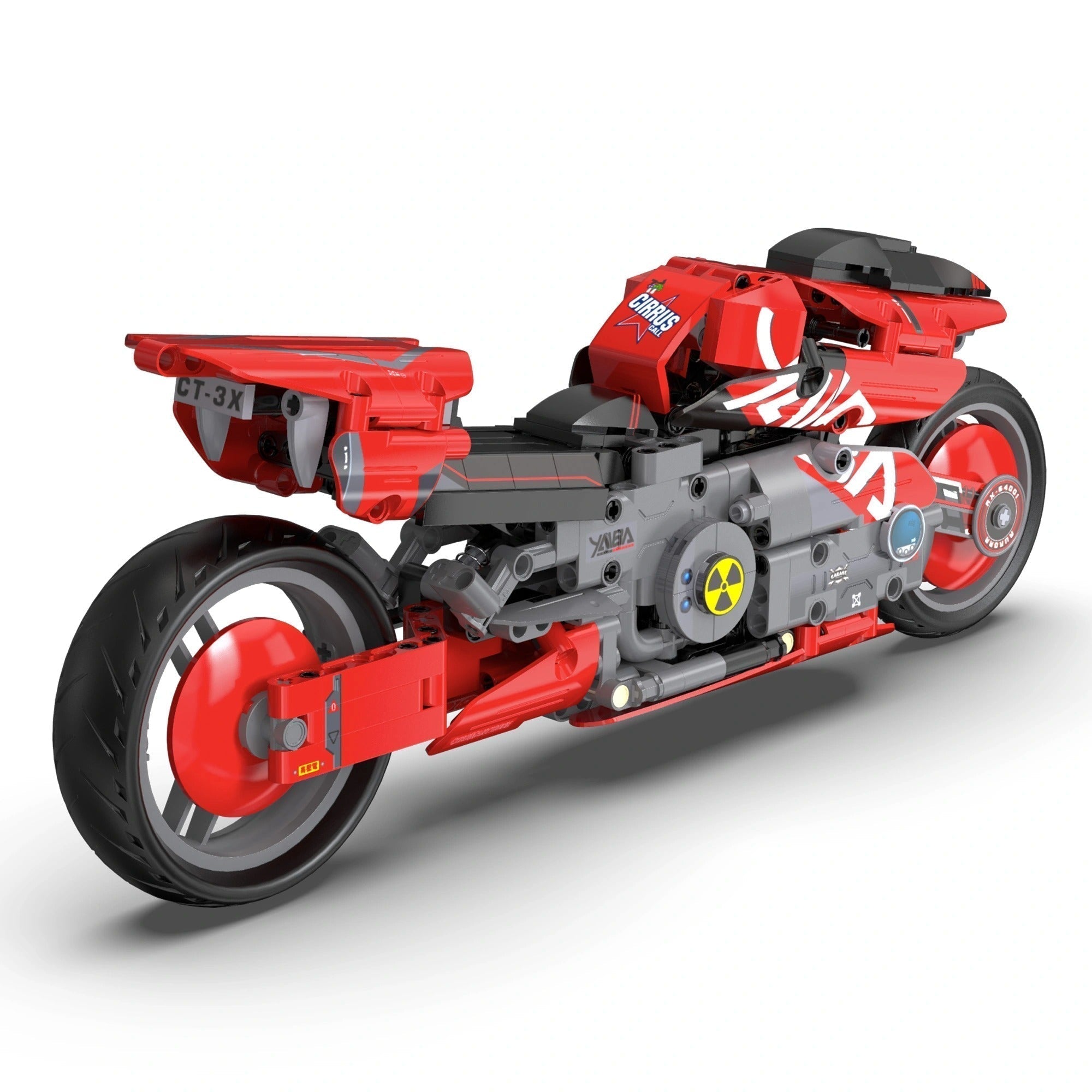 Brick MOC Cyberpunk CT-3X Street Machine | 451pcs - Brick Car Merchant