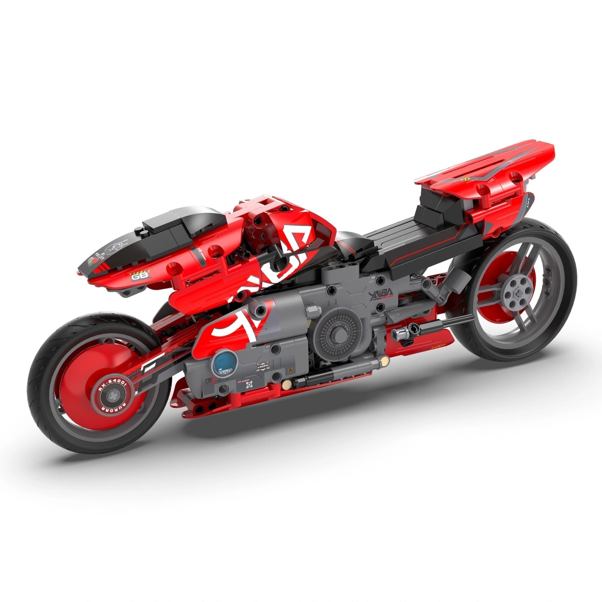 Brick MOC Cyberpunk CT-3X Street Machine | 451pcs - Brick Car Merchant