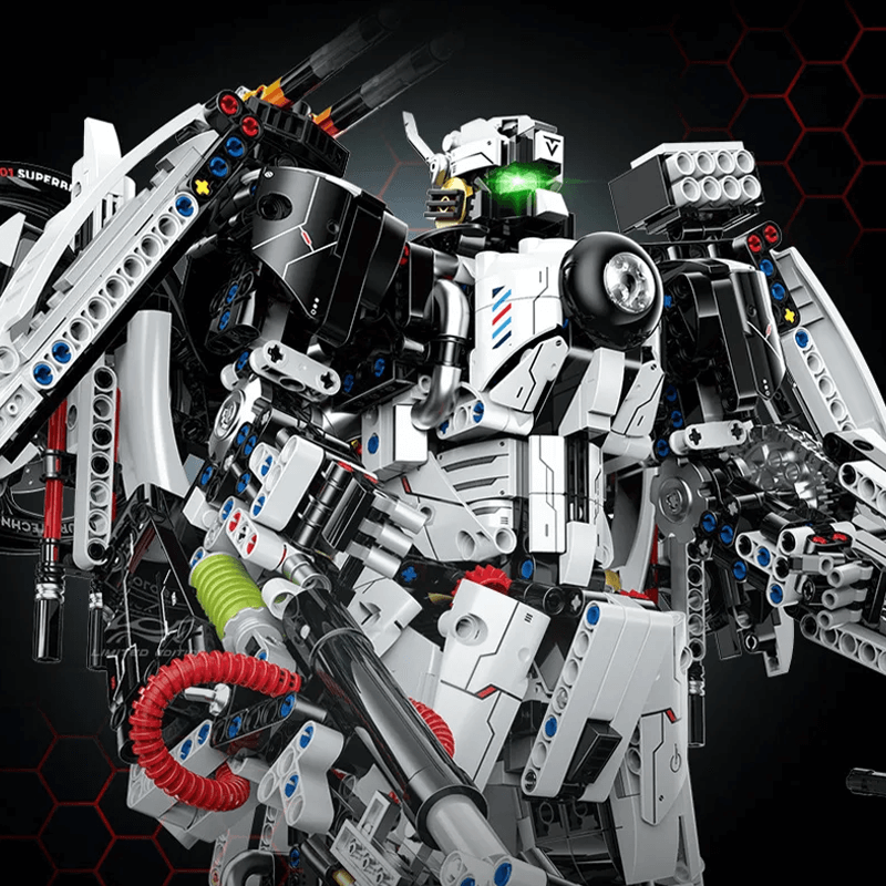 Brick MOC Cyberpunk Mecha Sport Bike | 2615pcs - Brick Car Merchant