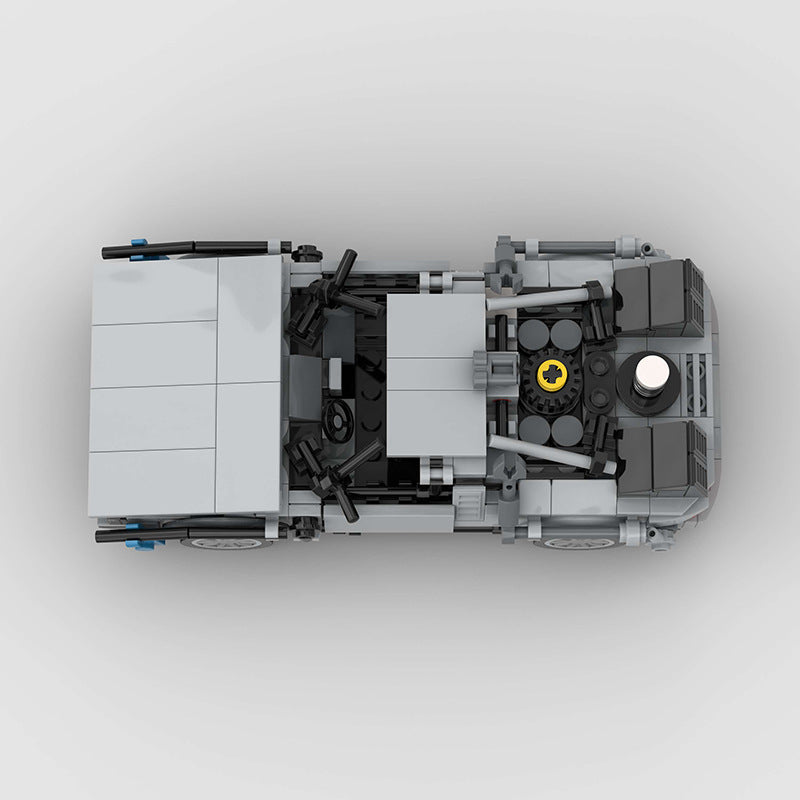 Brick MOC DeLorean DMC-12 Back to the Future - Brick Car Merchant
