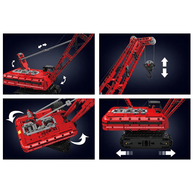Brick MOC Dragline Excavator Remote Control | 1291pcs - Brick Car Merchant