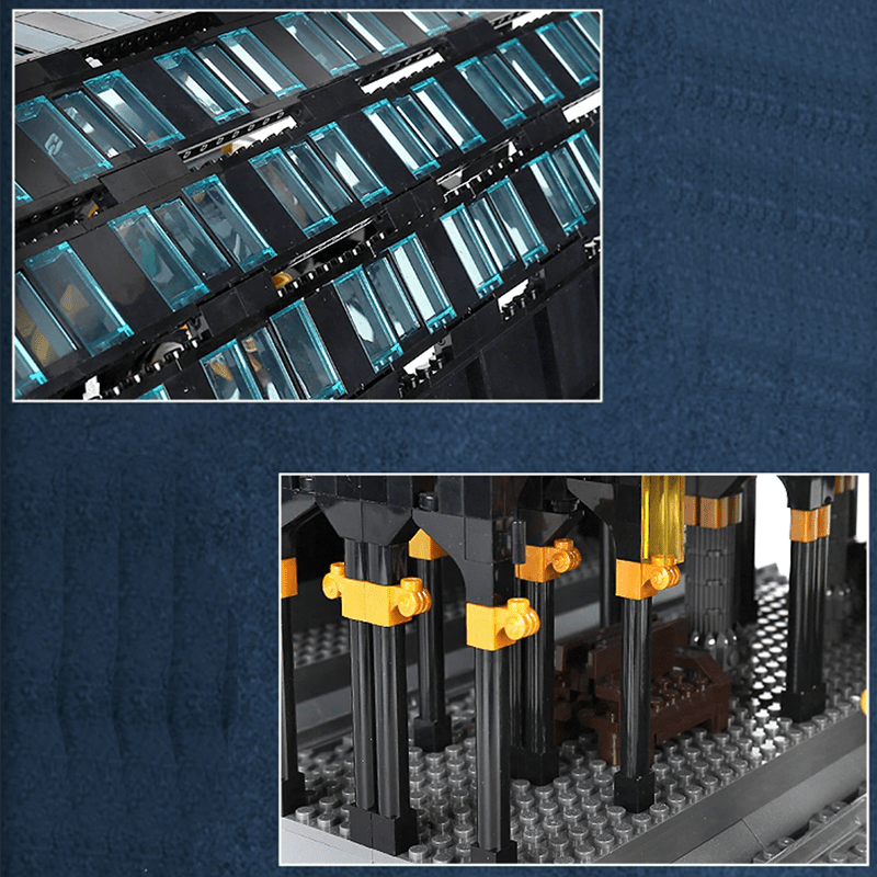 Brick MOC Dual Train Station | 3317pcs - Brick Car Merchant