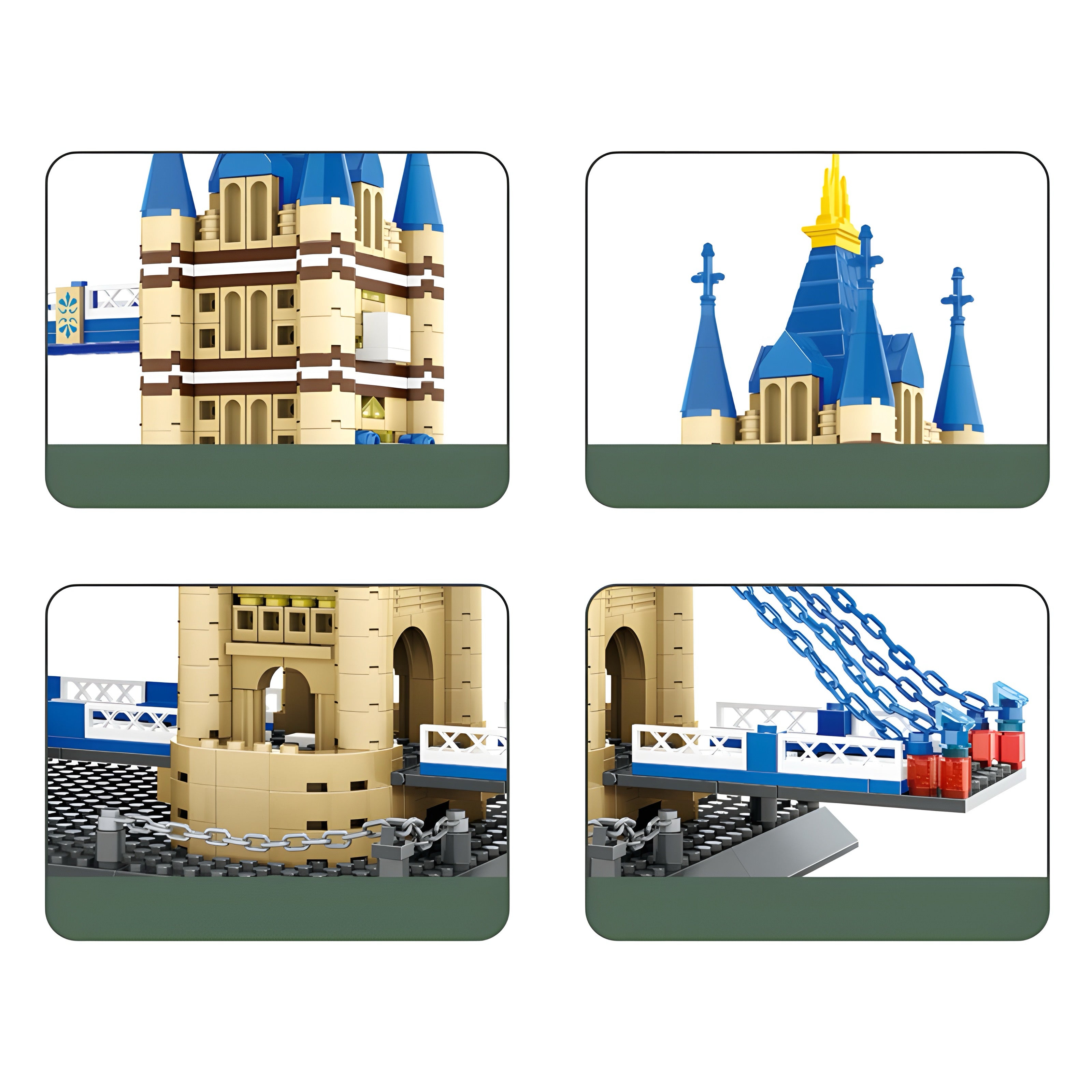 LEGO MOC Tower Bridge | 970pcs - Brick Car Merchant