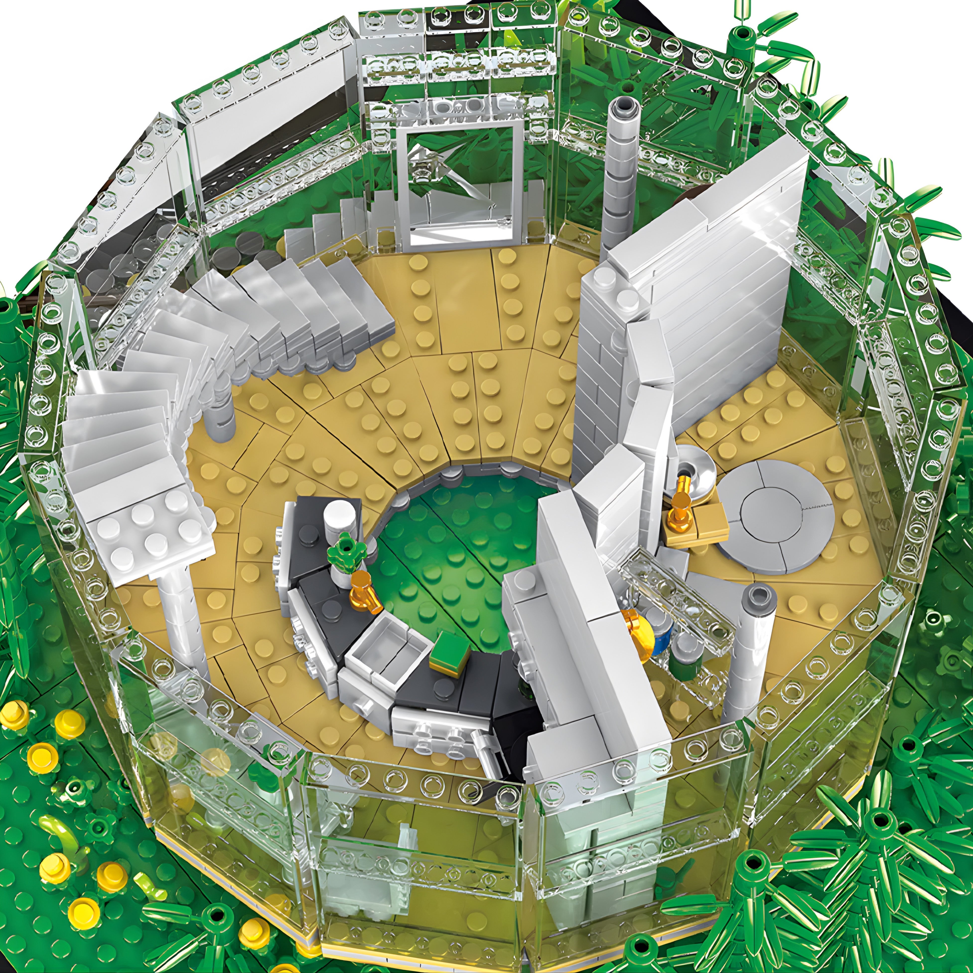 Brick MOC Glass Dome Tree House | 3495pcs - Brick Car Merchant