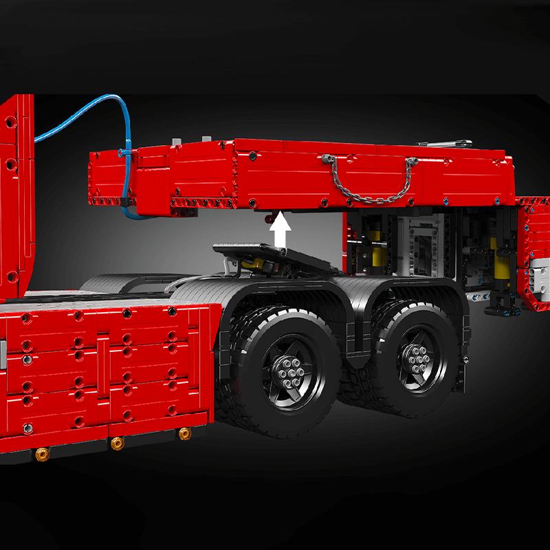 Brick MOC EU Truck With Trailer Remote Control | 8006pcs - Brick Car Merchant