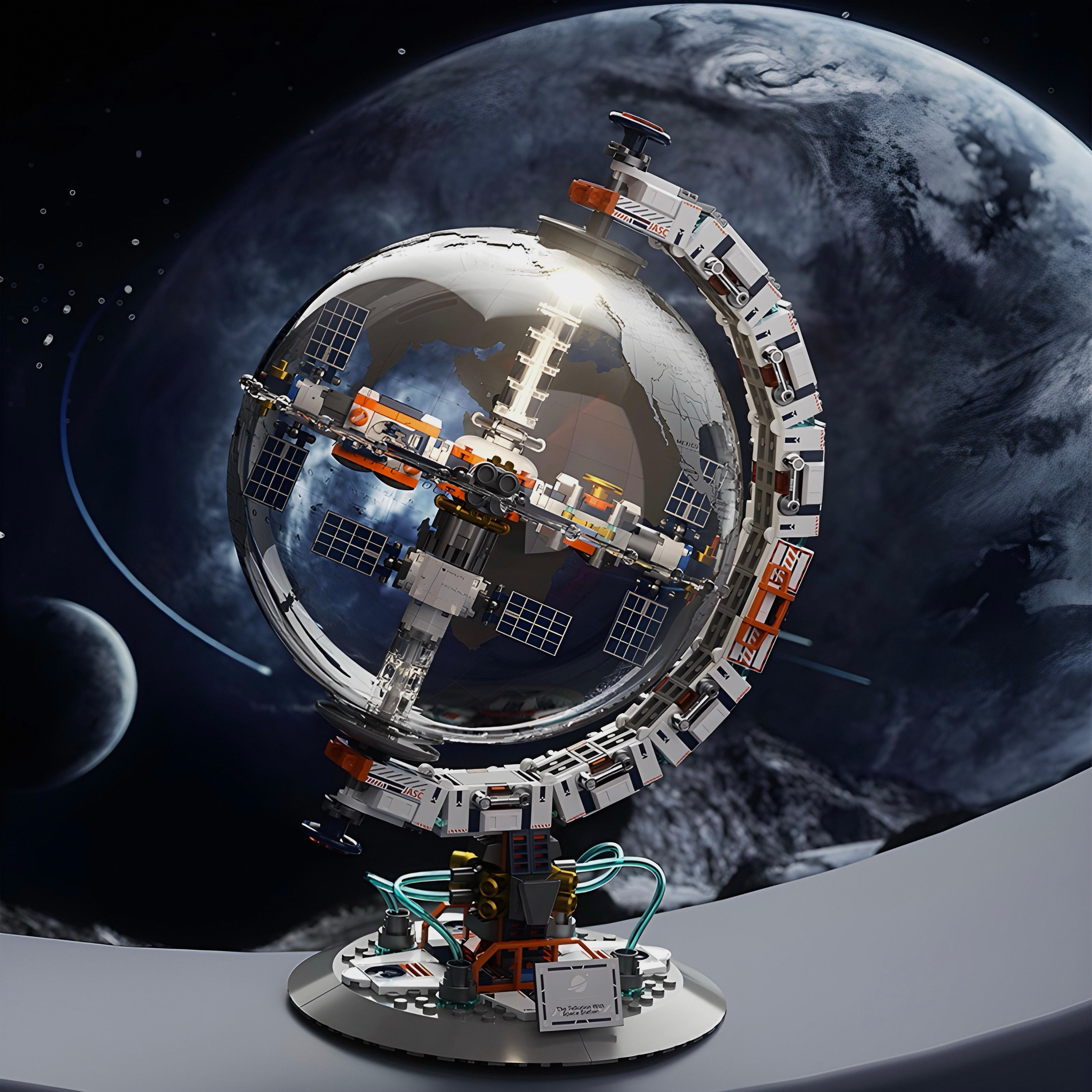 Brick MOC Earth Globe | 658pcs - Brick Car Merchant
