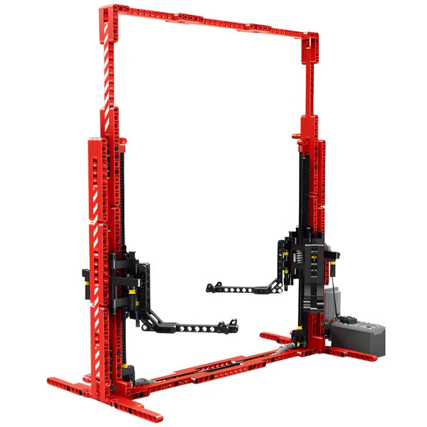 Brick MOC Electric Car Lift 1:8 | 537 pcs - Brick Car Merchant