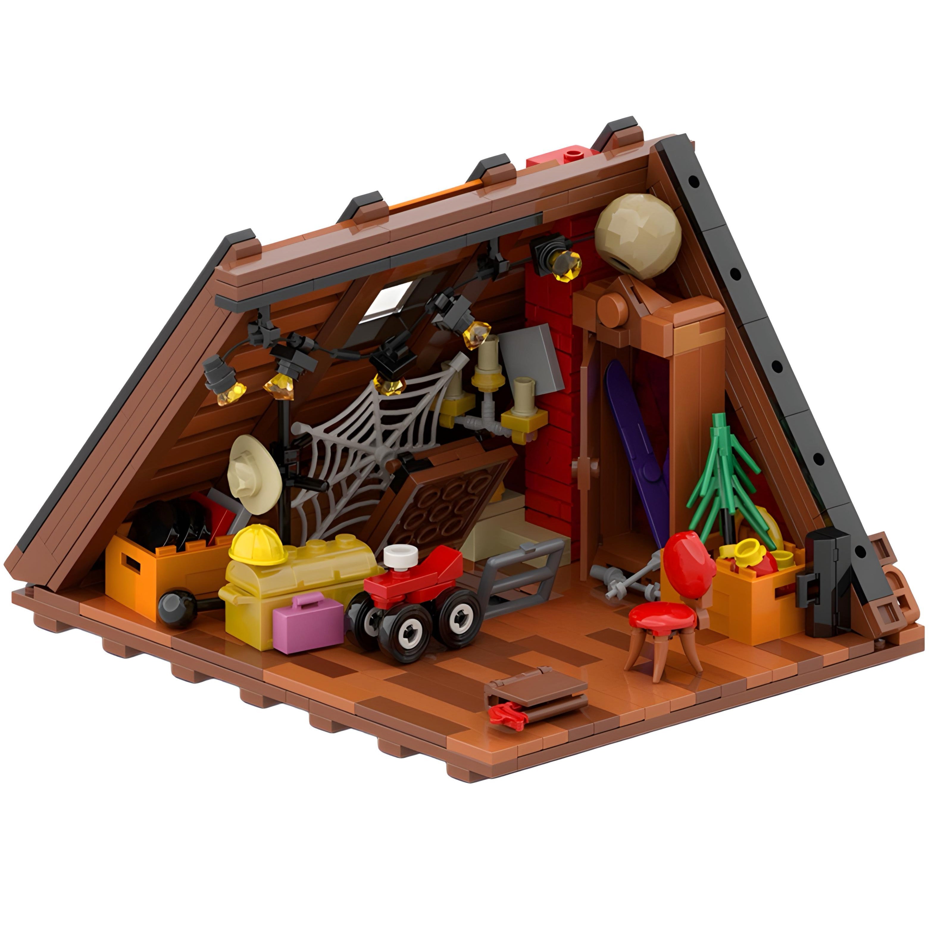 Brick MOC Enchanted Attic | 546pcs - Brick Car Merchant