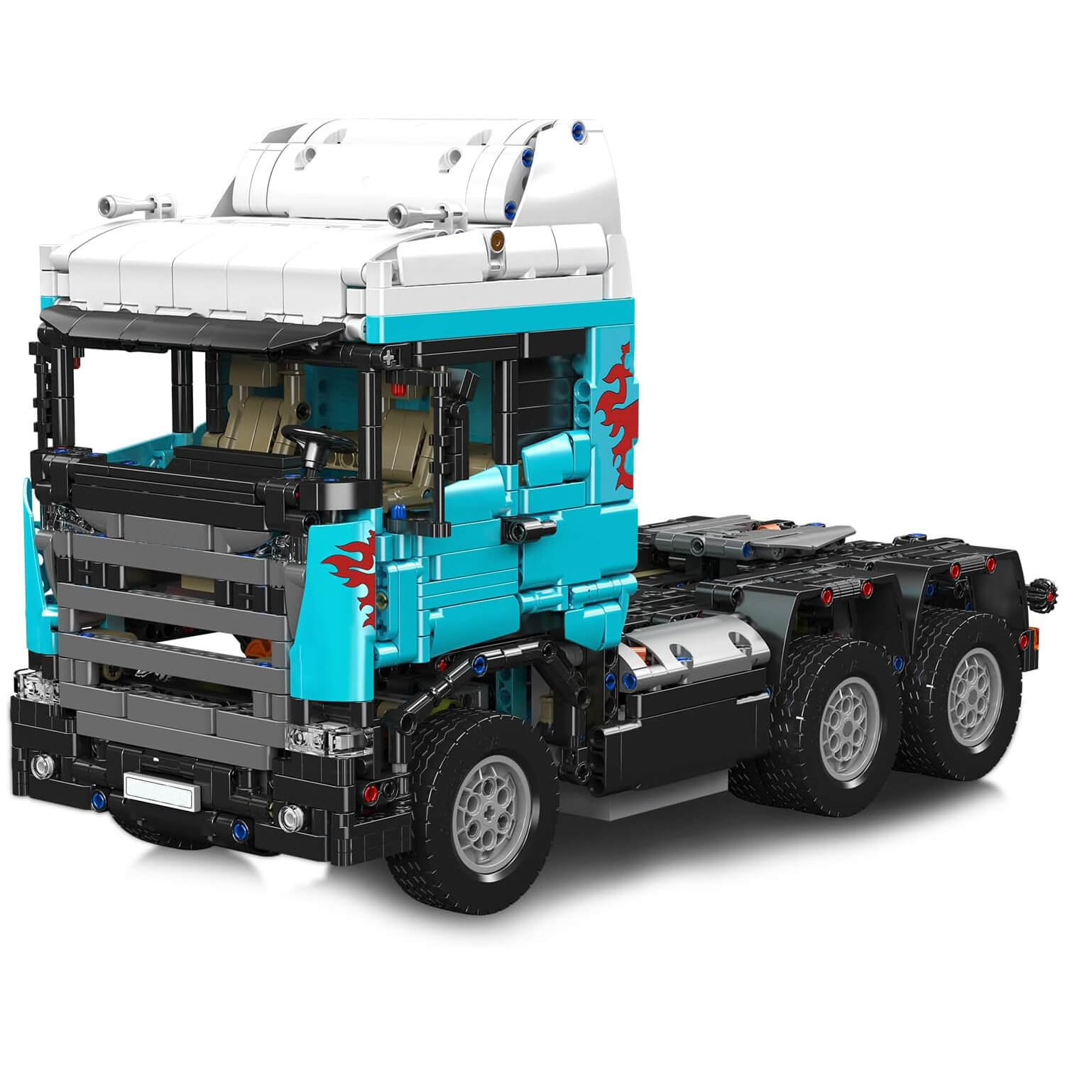 Brick MOC European Truck - Ultimate Edition | 2059pcs - Brick Car Merchant