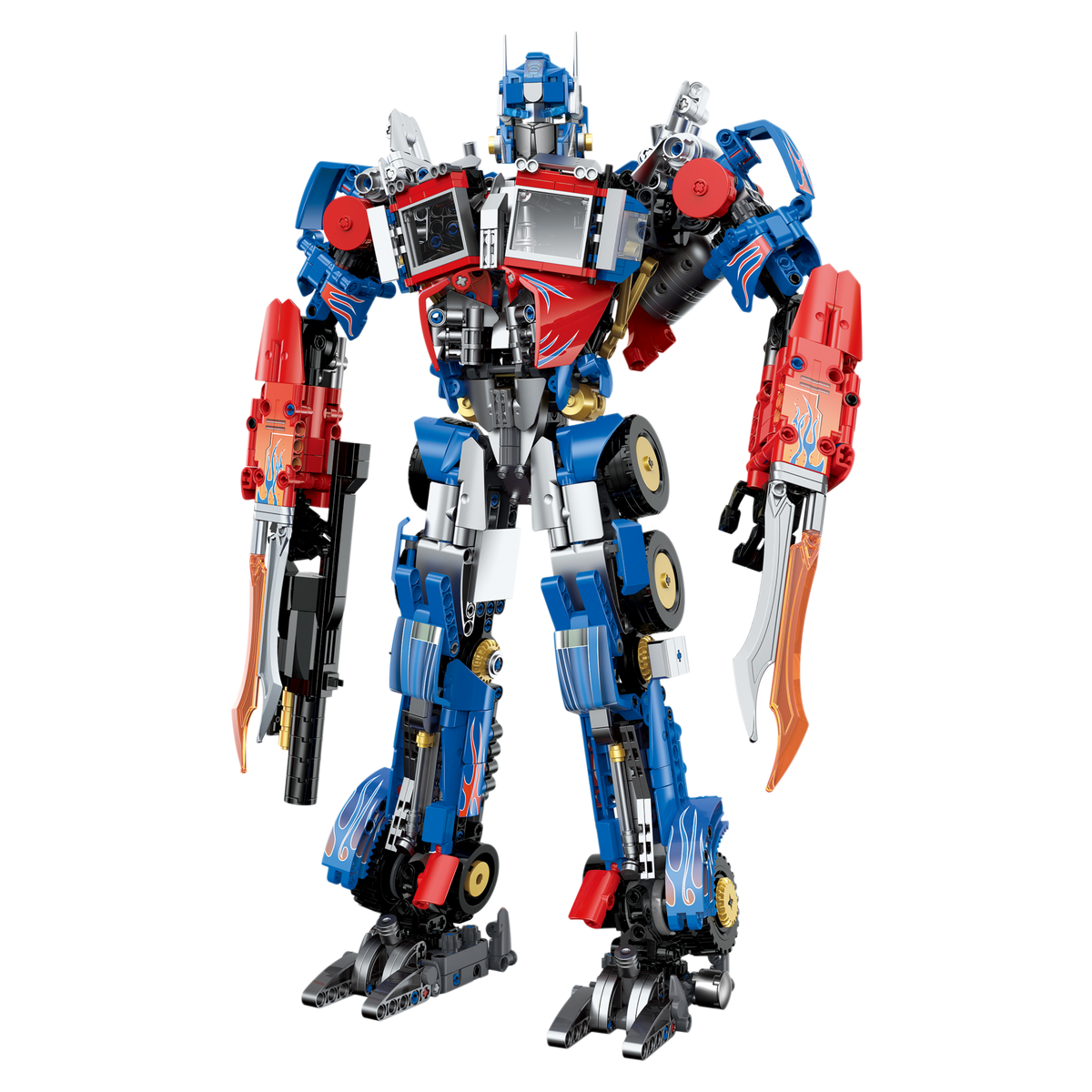 Brick MOC Vanguard Titan Battle Mecha | 1356pcs - Brick Car Merchant