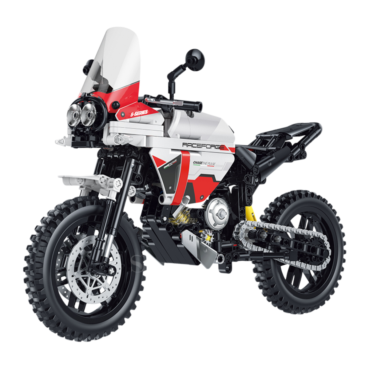 Ducati DesertX Adventure Motorcycle 1:8 building set - image 1