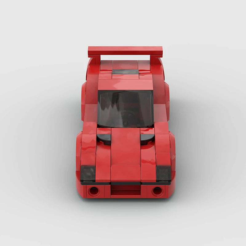 Brick MOC Ferrari F40 Competizione - Brick Car Merchant