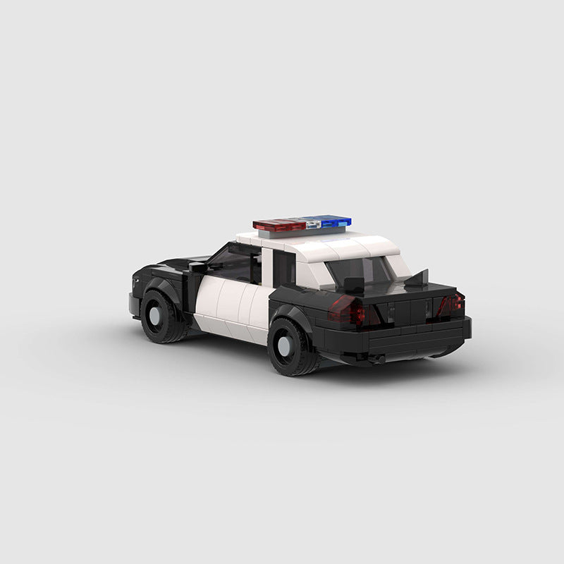 Brick MOC Ford Crown Victoria Police V2 - Brick Car Merchant