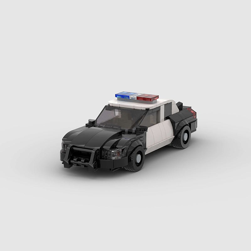 Brick MOC Ford Crown Victoria Police V2 - Brick Car Merchant