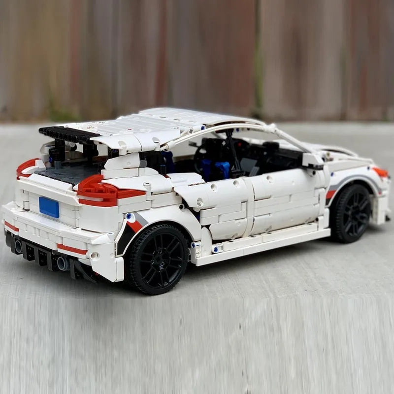 Brick MOC Ford Focus RS MK3 | Remote Control, Opening Features, 2990 pcs - Brick Car Merchant