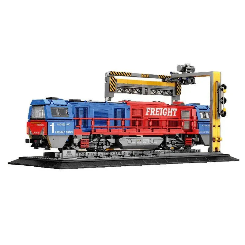 Brick MOC Freight Train | 1979pcs - Brick Car Merchant