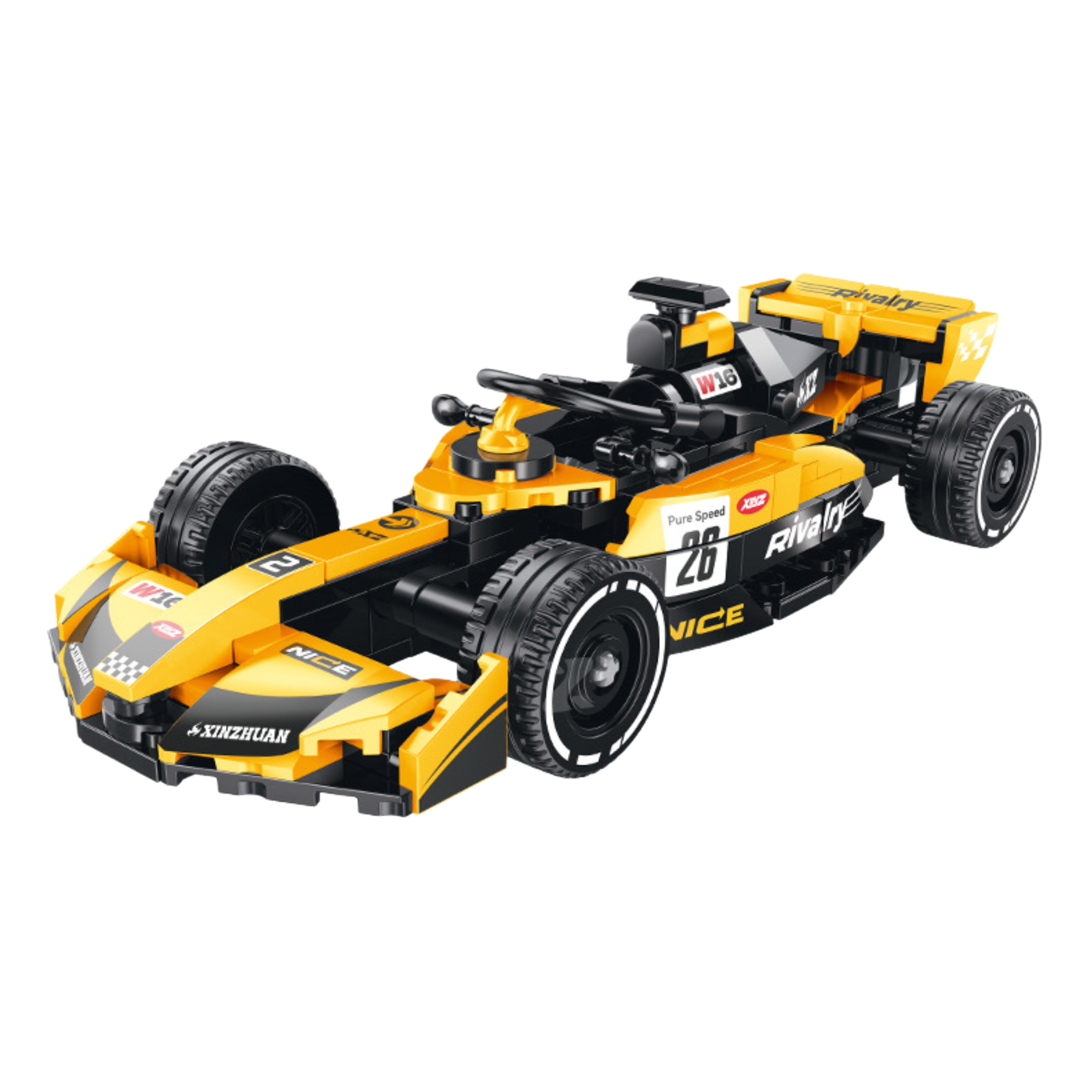 Brick MOC French Single Seater | 402pcs - Brick Car Merchant
