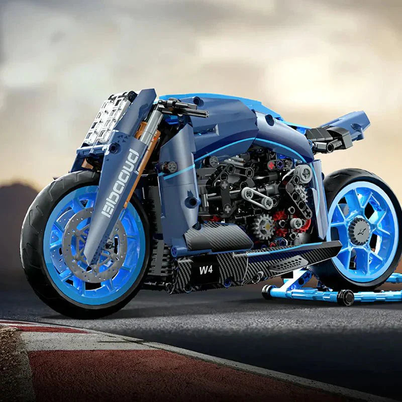 Brick MOC Futuristic Concept Motorcycle | 986pcs - Brick Car Merchant