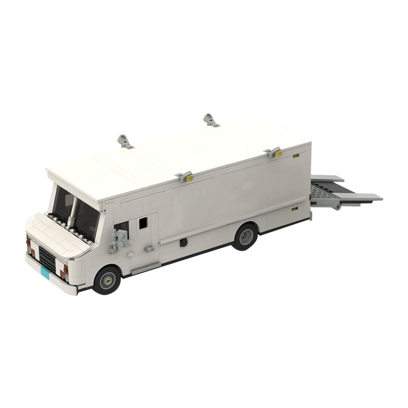 Brick MOC GMC Value Van Back to the Future - Brick Car Merchant